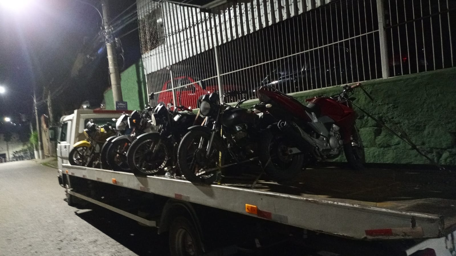 Operações da CPTrans, Guarda Civil e Polícia Militar apreendem 21 motos