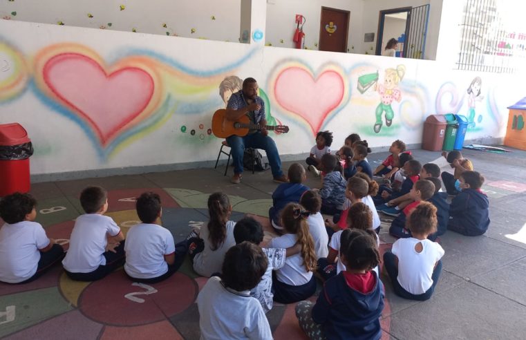 Prefeitura leva “Projeto Bem-te-vi: musicalizando na pré-escola” para as escolas da rede municipal