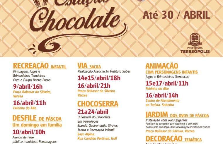 Teresópolis: ChocoSerra 2022 contará com shows, animação, recreação e teatro infantil