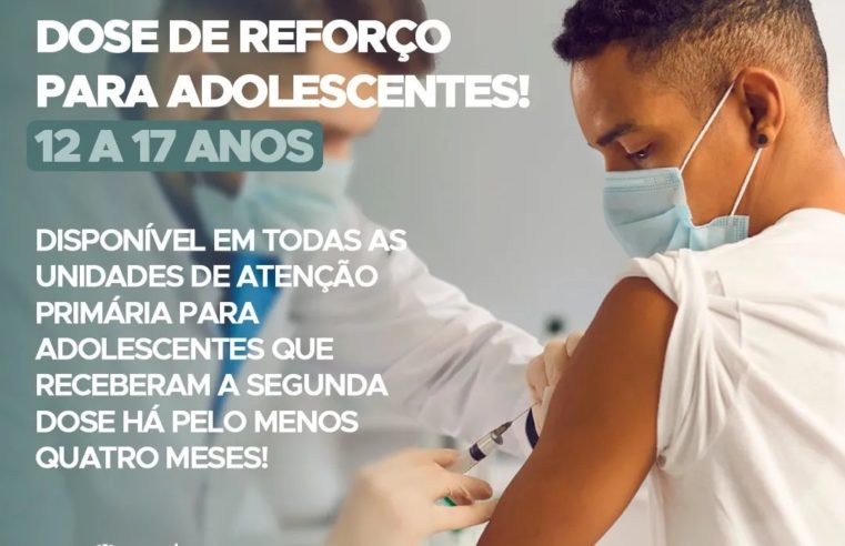 Teresópolis começa a aplicar dose de reforço contra a Covid-19 em adolescentes de 12 a 17 anos