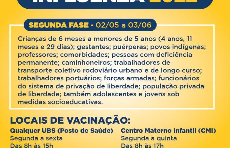 Teresópolis inicia segunda fase da imunização contra a Influenza, nesta segunda-feira (2)