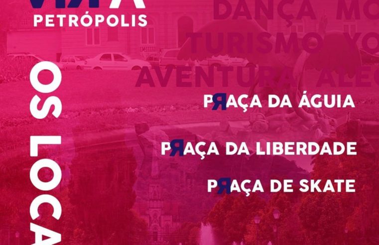 “Vira Petrópolis” vai levar atividades culturais, esportivas e muita música para a Cidade Imperial
