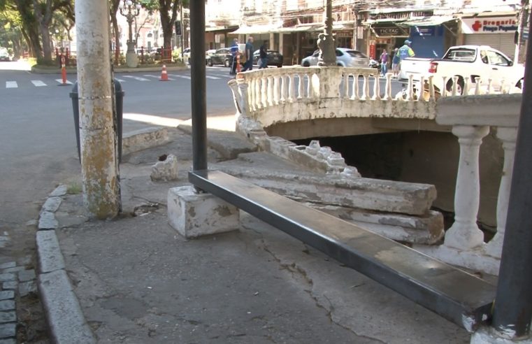 Após dois acidentes Rua Professor Pinto Ferreira permanece em situação de risco
