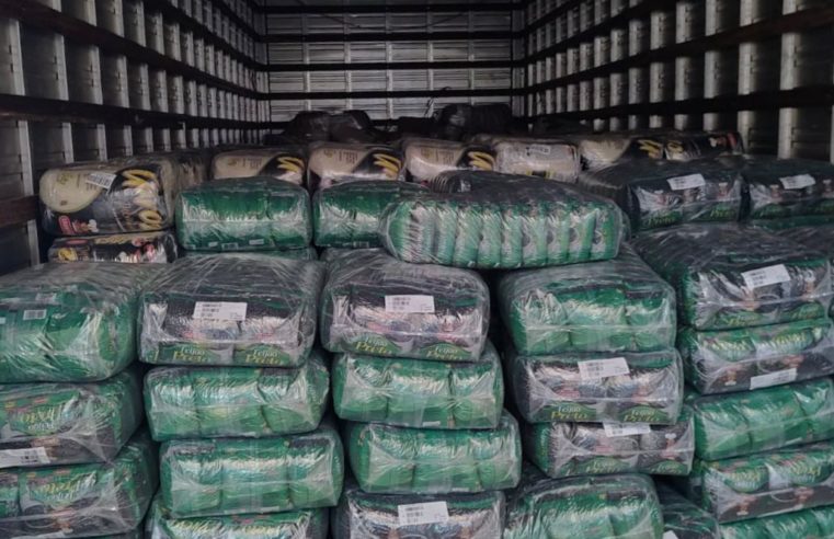 Prefeitura recebe doação de 12 toneladas de alimentos