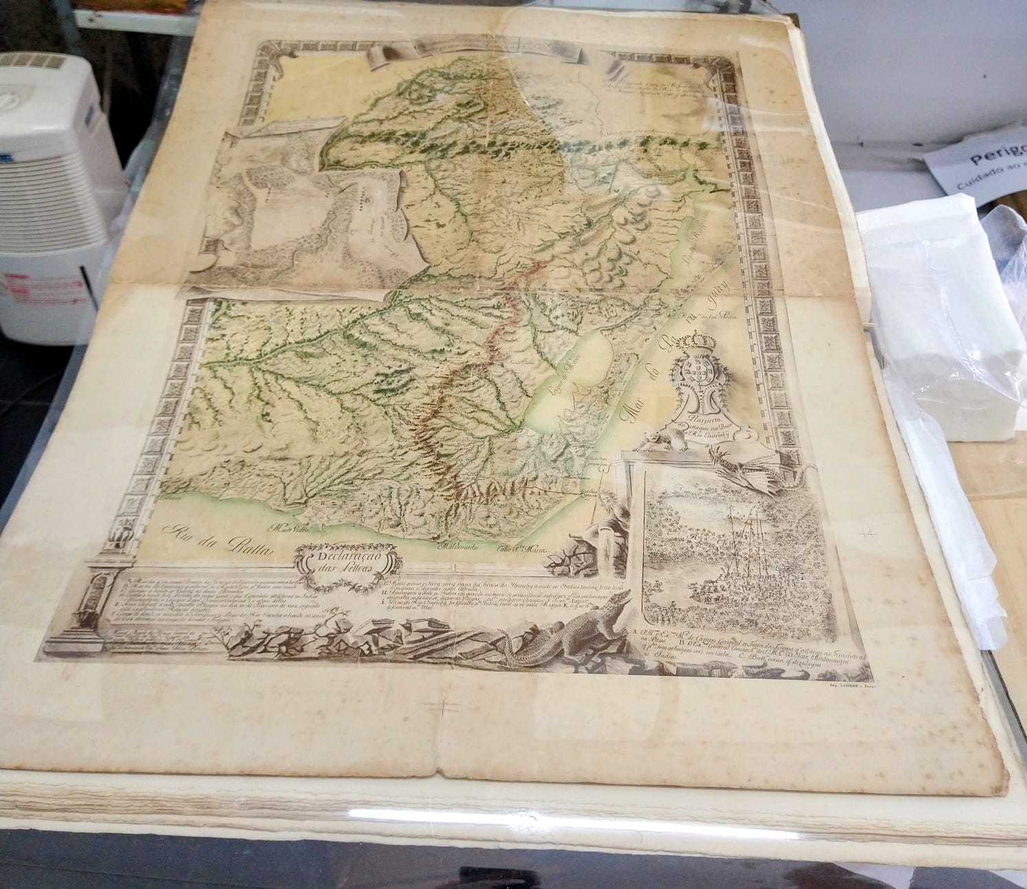 Rico acervo da Biblioteca Municipal é redescoberto após chuvas