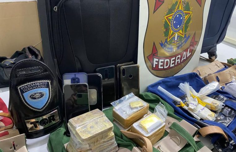 Polícia Federal aprende 77 kg de ouro em avião particular