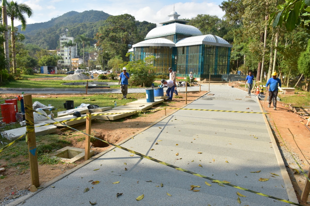 Obra do Palácio de Cristal entra na fase final