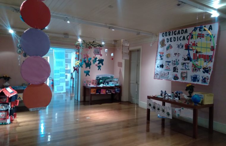Exposição “Pandemórias” dos alunos da Educação Infantil da rede municipal vai até quarta-feira no Palácio Itaboraí
