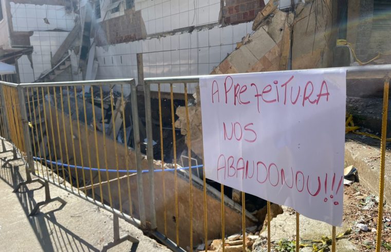 Representante da Seinfra realiza visita técnica a Rua do Túnel e moradores manifestam pelo início das obras