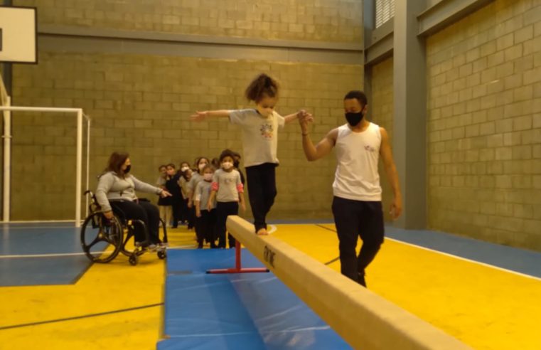 Projeto de ginástica artística chega a três escolas da rede municipal