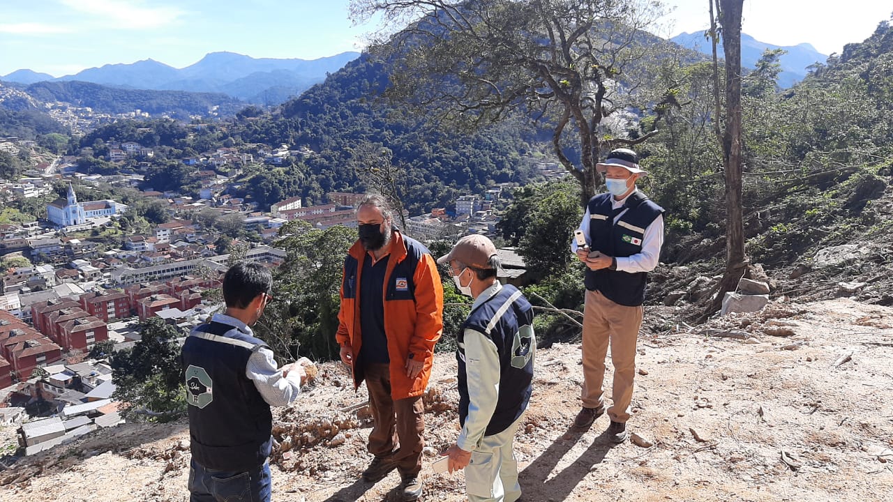 JICA segue em parceria com a Defesa Civil para a implantação de projeto de mitigação de riscos na cidade