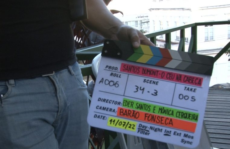 Documentário sobre a vida de Santos Dummont é gravado em Petrópolis 