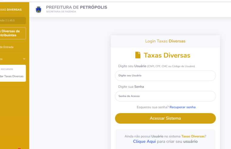 Taxa de inspeção sanitária: guia pode ser emitida pela internet