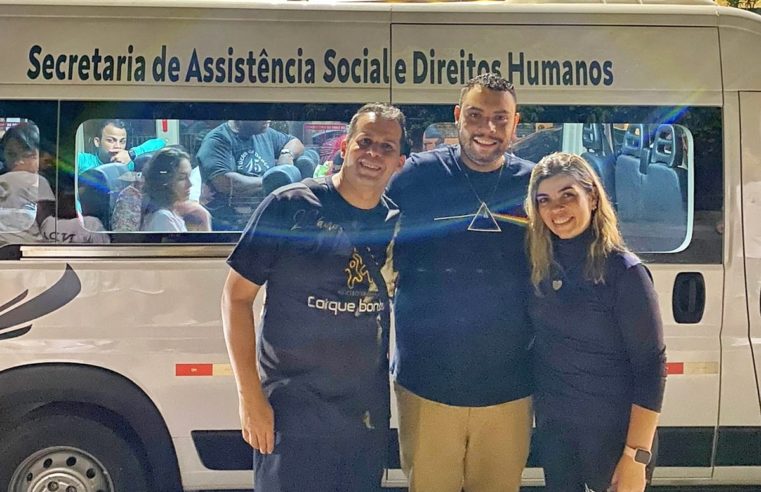 Alunos do Projeto Social de Dança do CRAS Três Rios viajam para Santa Catarina