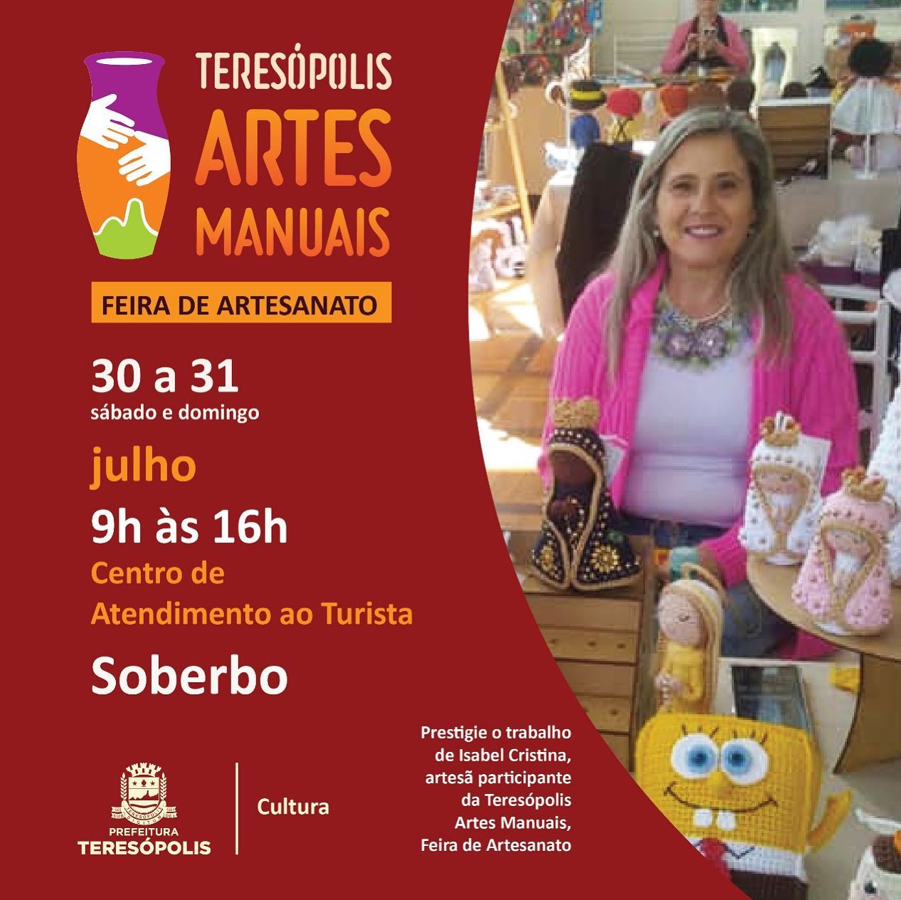 Feira da Artesanato será realizada em Teresópolis neste fim de semana