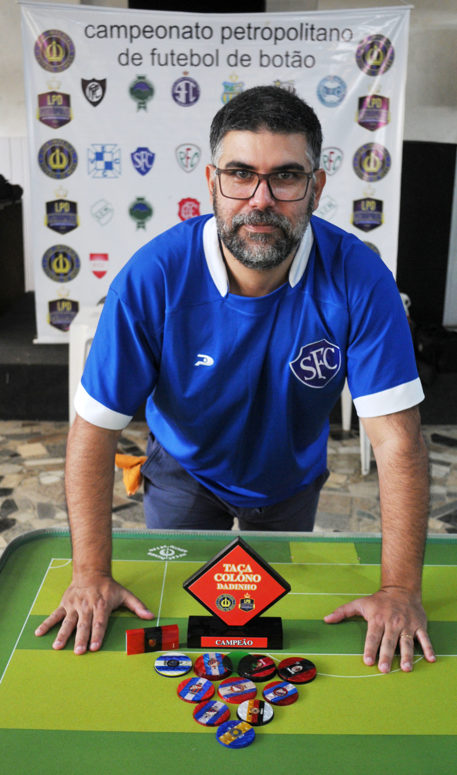 Rafael Nacional, do Serrano FC, é o campeão de mais uma etapa do Campeonato de Futebol de Botão