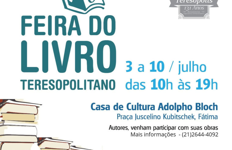 Feira do Livro e Mostra de Cinema pelo 131º aniversário de Teresópolis