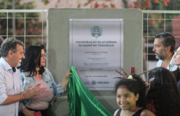 Prefeitura de Três Rios inaugura UBS do Triângulo e Academia da Saúde