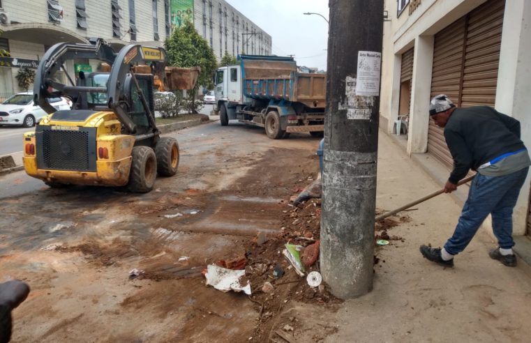 Mais de 300 mil toneladas de detritos foram removidos das ruas pela Comdep