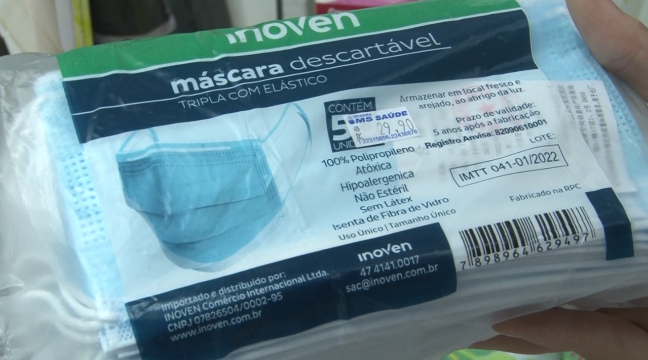 Após aumento de pessoas positivadas com Covid-19 procura por máscaras de proteção também sobe