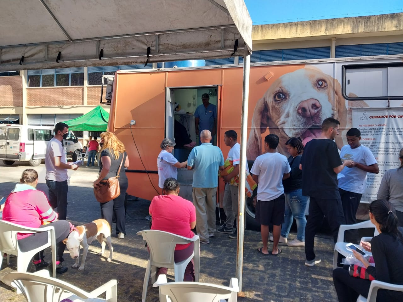 Mais de 500 pets já foram atendidos pelo castramóvel contratado pela Prefeitura