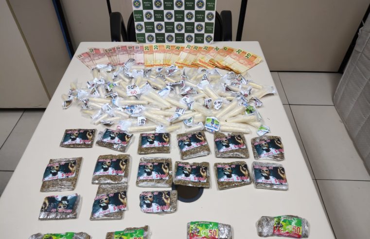 Homens são presos por tráfico de drogas no Neylor em Petrópolis