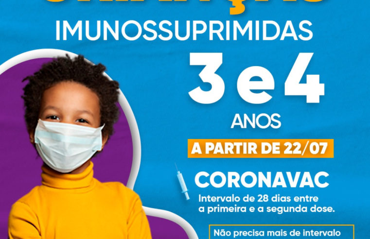 Crianças de 3 e 4 anos imunossuprimidas começam a ser vacinadas contra covid-19 nesta sexta, em Petrópolis