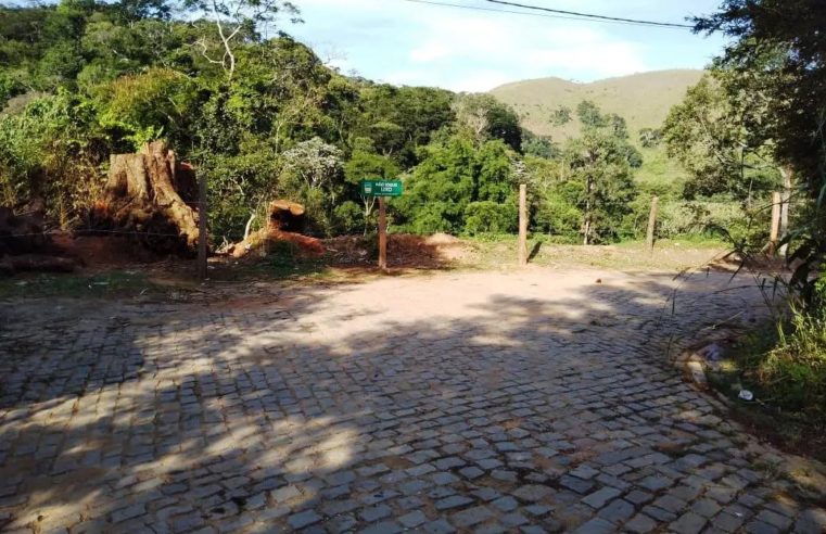 Meio Ambiente volta a limpar área de descarte clandestino de lixo e alerta para risco de incêndio florestal no Jardim Salaco, em Teresópolis