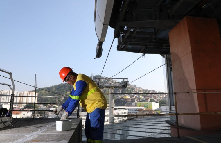 Obras do teleférico do Complexo do Alemão já passam de 89% em Bonsucesso