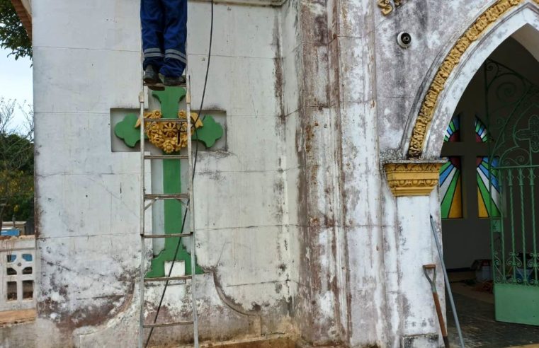 Prefeitura reforma capela mortuária do Cemitério Carlinda Berlim