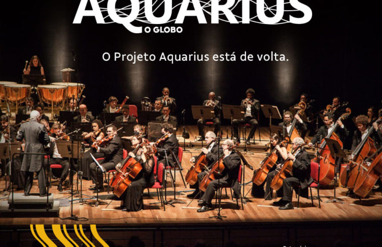 Projeto Aquarius está de volta e se apresenta hoje no Cnetro do Rio