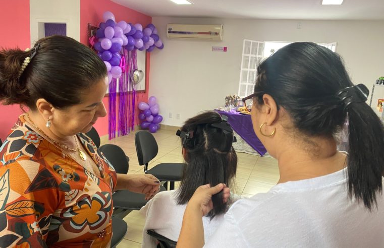 CEAM Três Rios promove Dia da Beleza para mulheres vítimas de violência