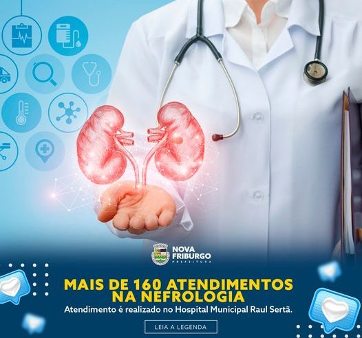 Mais de 160 pacientes de nefrologia estão sendo atendidos no Hospital Raul Sertã em Nova Friburgo