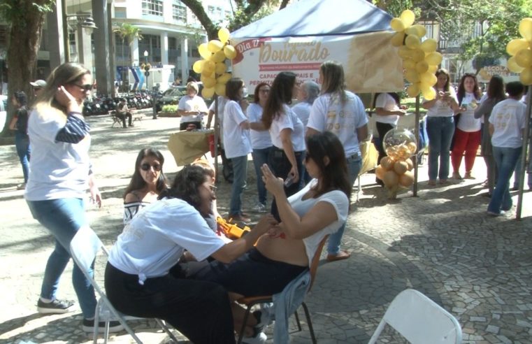Prefeitura de Petrópolis realiza pit-stop em função do “Agosto Dourado” para incentivar a amamentação