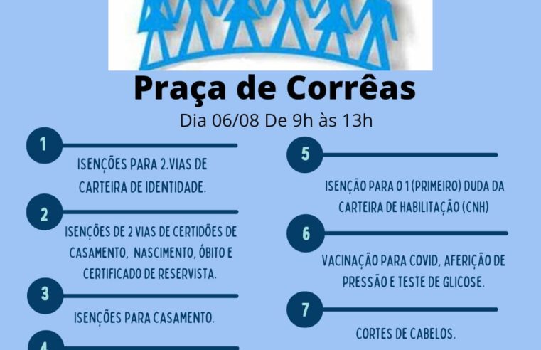 Praça de Corrêas em Petrópolis recebe projeto de Ação Social