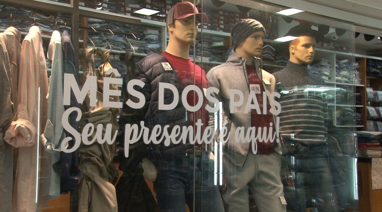 Comércio espera aumento de até 30% nas vendas para o dia dos pais