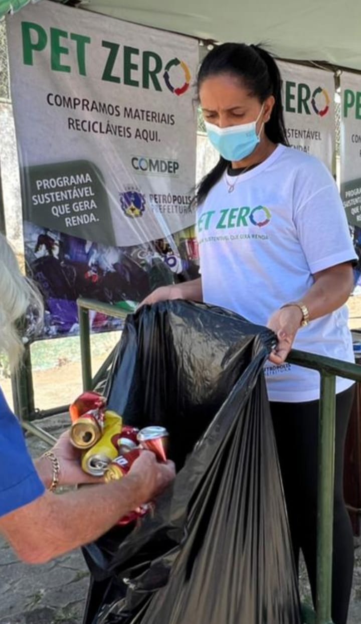 Mais de 34 mil unidades de materiais recicláveis foram recolhidos através do programa de Coleta Seletiva PET Zero