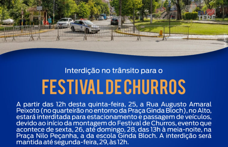 Festival de Churros 2022 causará interdições em ruas de Teresópolis