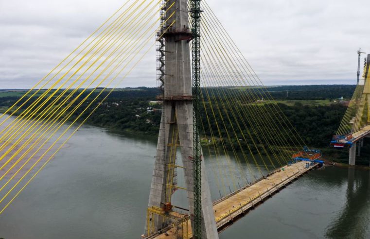Segunda ponte entre Brasil e Paraguai deve ser concluída em novembro