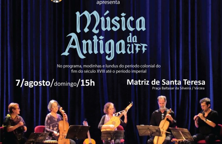 Conjunto da UFF se apresenta neste Domingo, no Música na Matriz