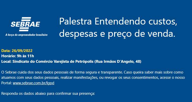 Inscrições abertas para o próximo encontro do Capacita Varejo