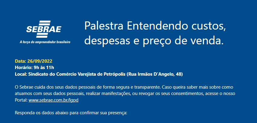 Inscrições abertas para o próximo encontro do Capacita Varejo