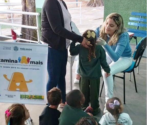 Prefeitura de Três Rios realiza suplementação de Vitamina A nas creches municipais