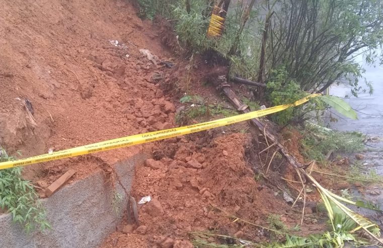Oito deslizamentos são registrados em Petrópolis em decorrência da chuva contínua