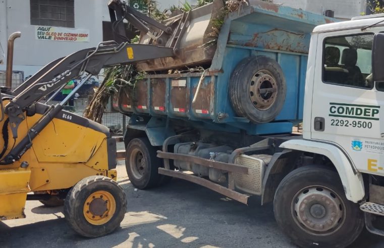 Mais de 150 ruas receberam os serviços da Comdep na última semana
