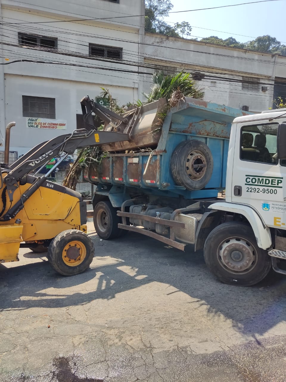 Mais de 150 ruas receberam os serviços da Comdep na última semana
