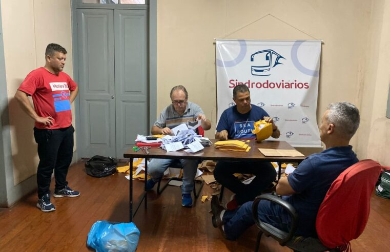 Chapa 1 vence eleições para nova diretoria do Sindicato dos Rodoviários de Petrópolis