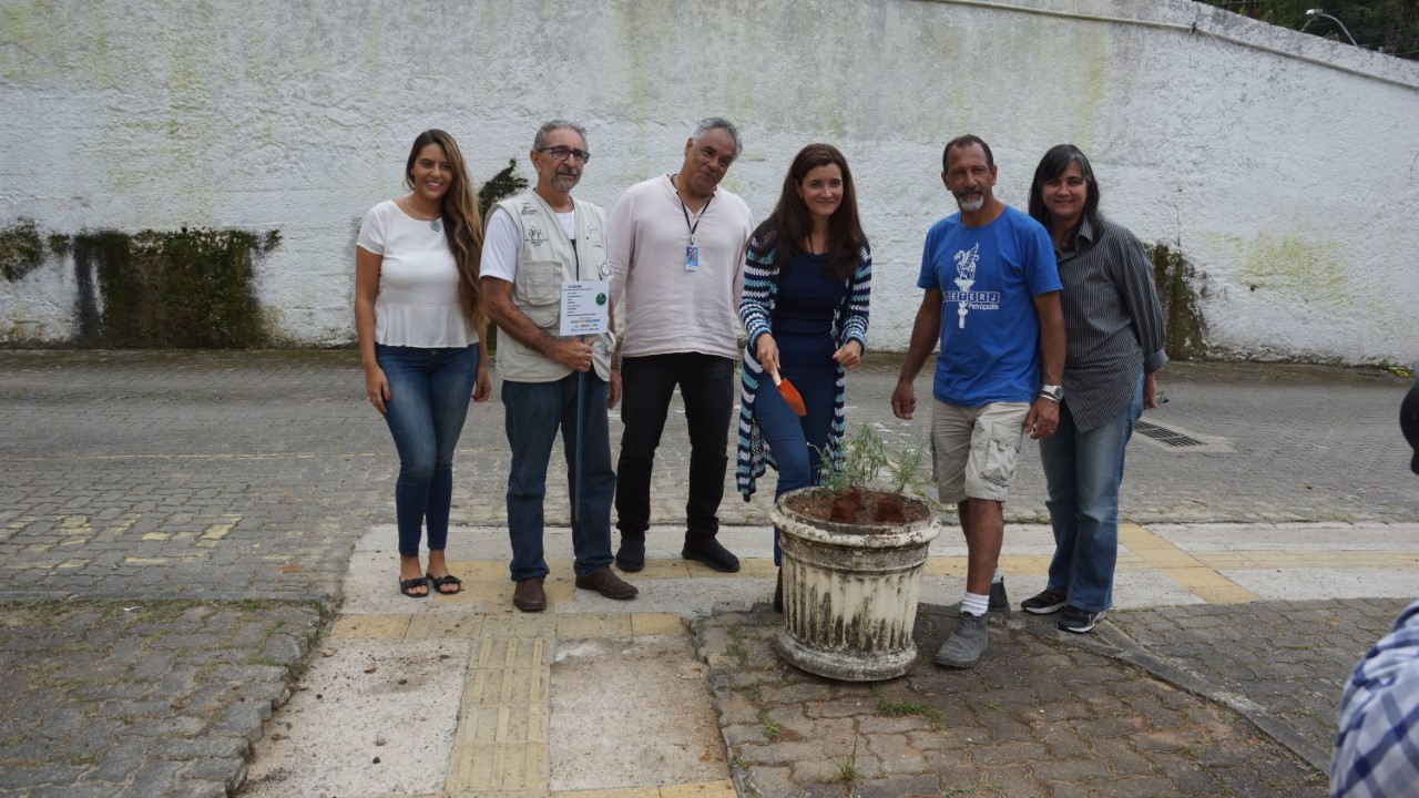 Parceria com a Fiocruz, garante implantação de Jardim Sensorial na Faeterj