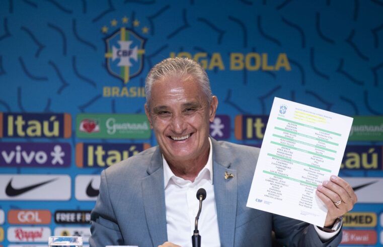 Com 15 estreantes em Copas, Tite convoca Brasil para o Mundial