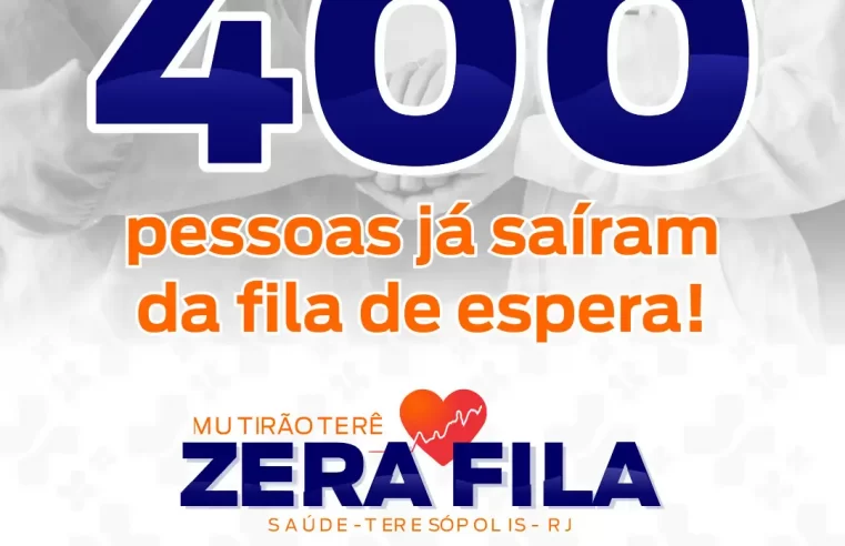 Mutirão Terê Zera Fila realiza 400 atendimentos entre exames e consultas em uma semana